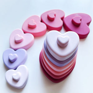 Silicone Heart Shaped Stacker