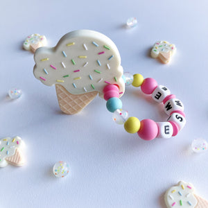 Confetti Ice Cream Teething Ring