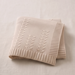 Load image into Gallery viewer, Leaf Knit Blanket
