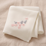 Load image into Gallery viewer, Floral Embroidered Blanket

