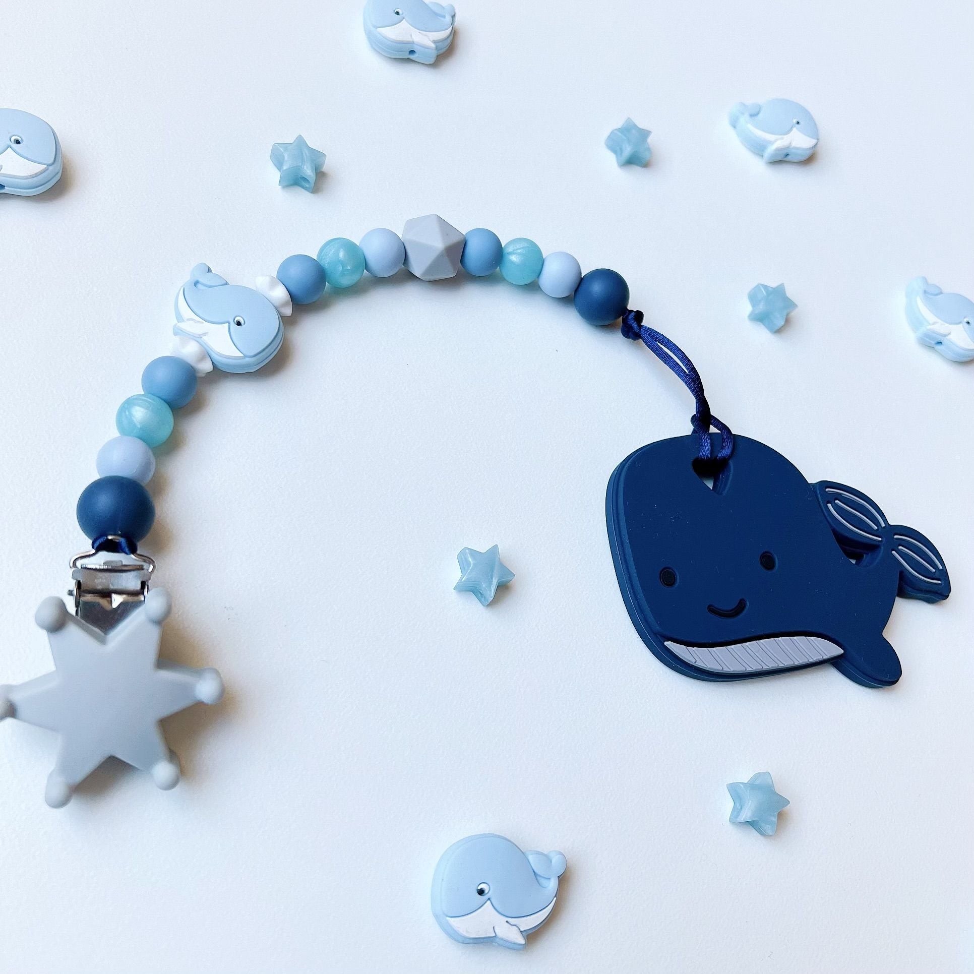 Whale Theme Teething Chain