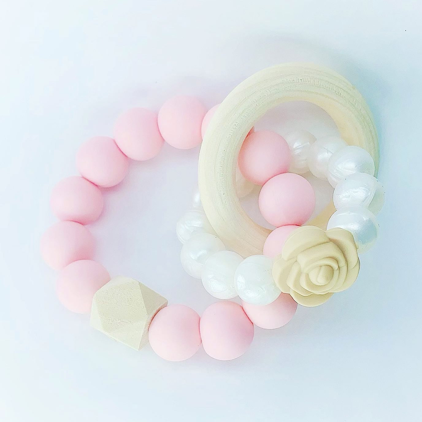 Dual-Ring Rose Teether