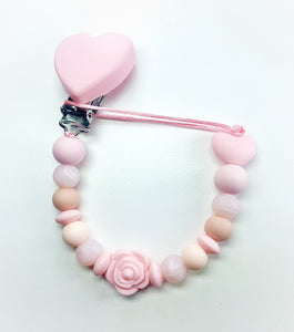 Rose Pearl Pacifier Chain