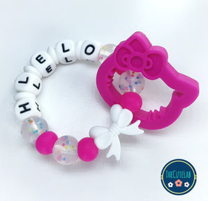 Hello Kitty Confetti Teether