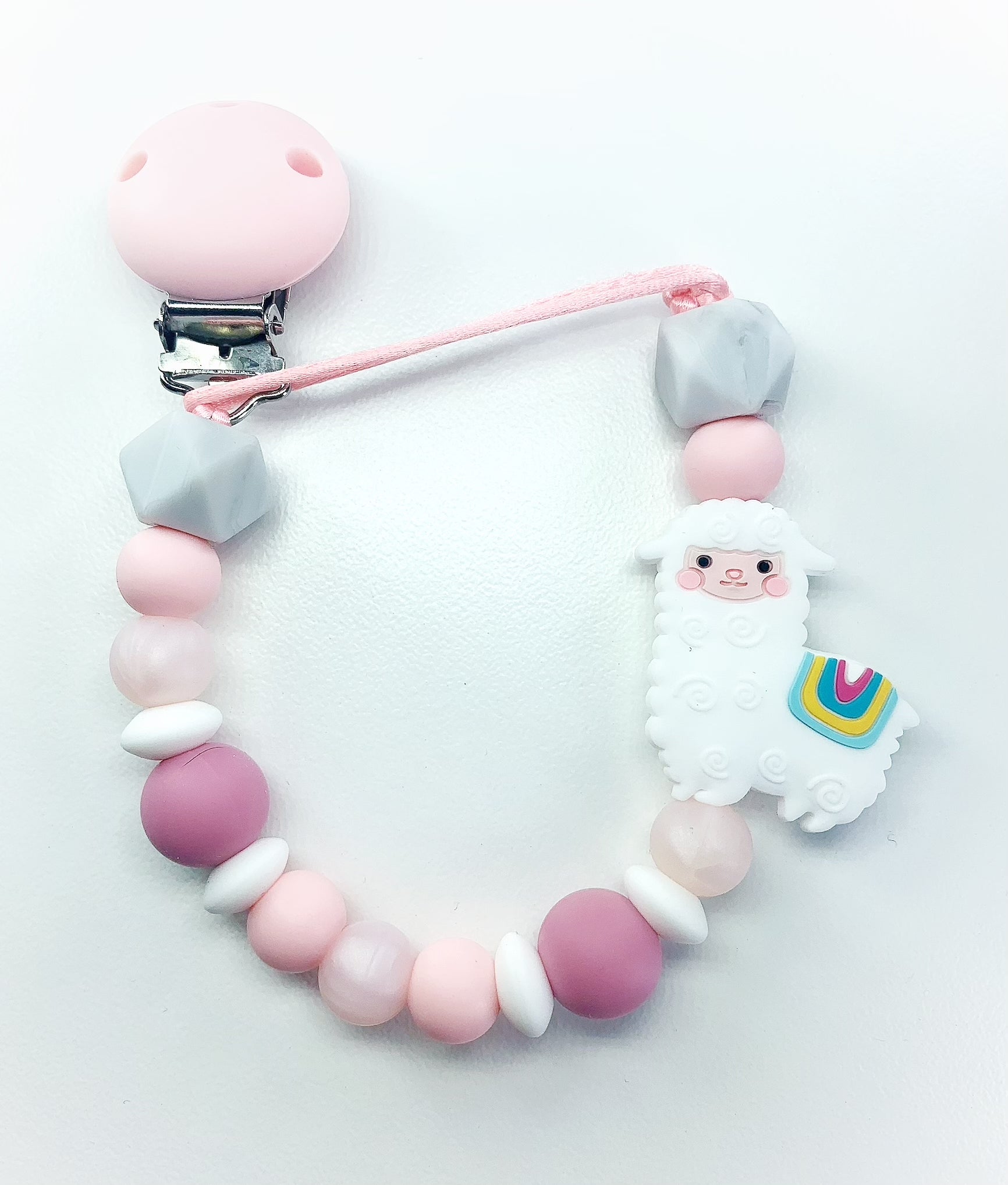 Alpaca Theme Pacifier chain