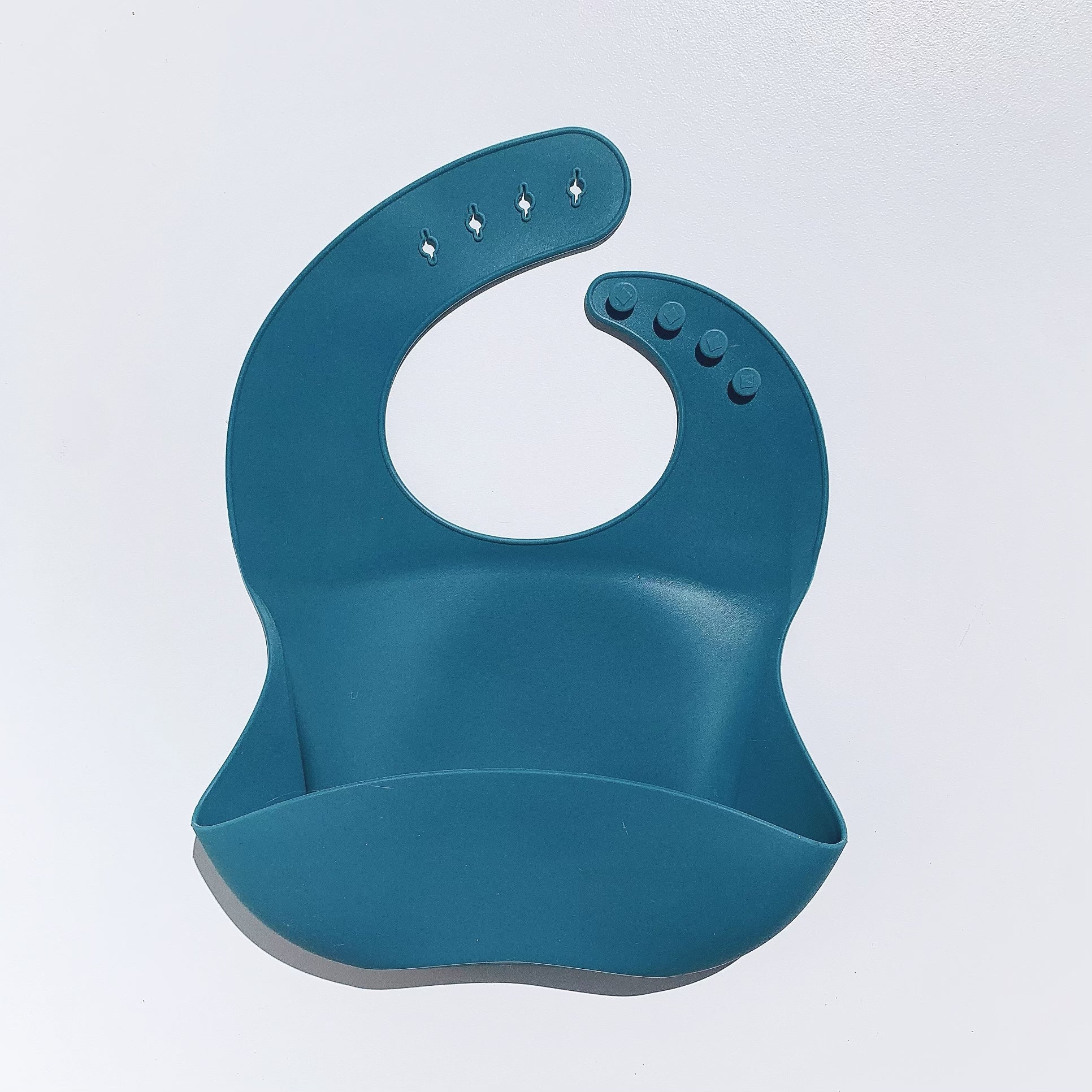 Non-Printed Silicone Bucket Bibs