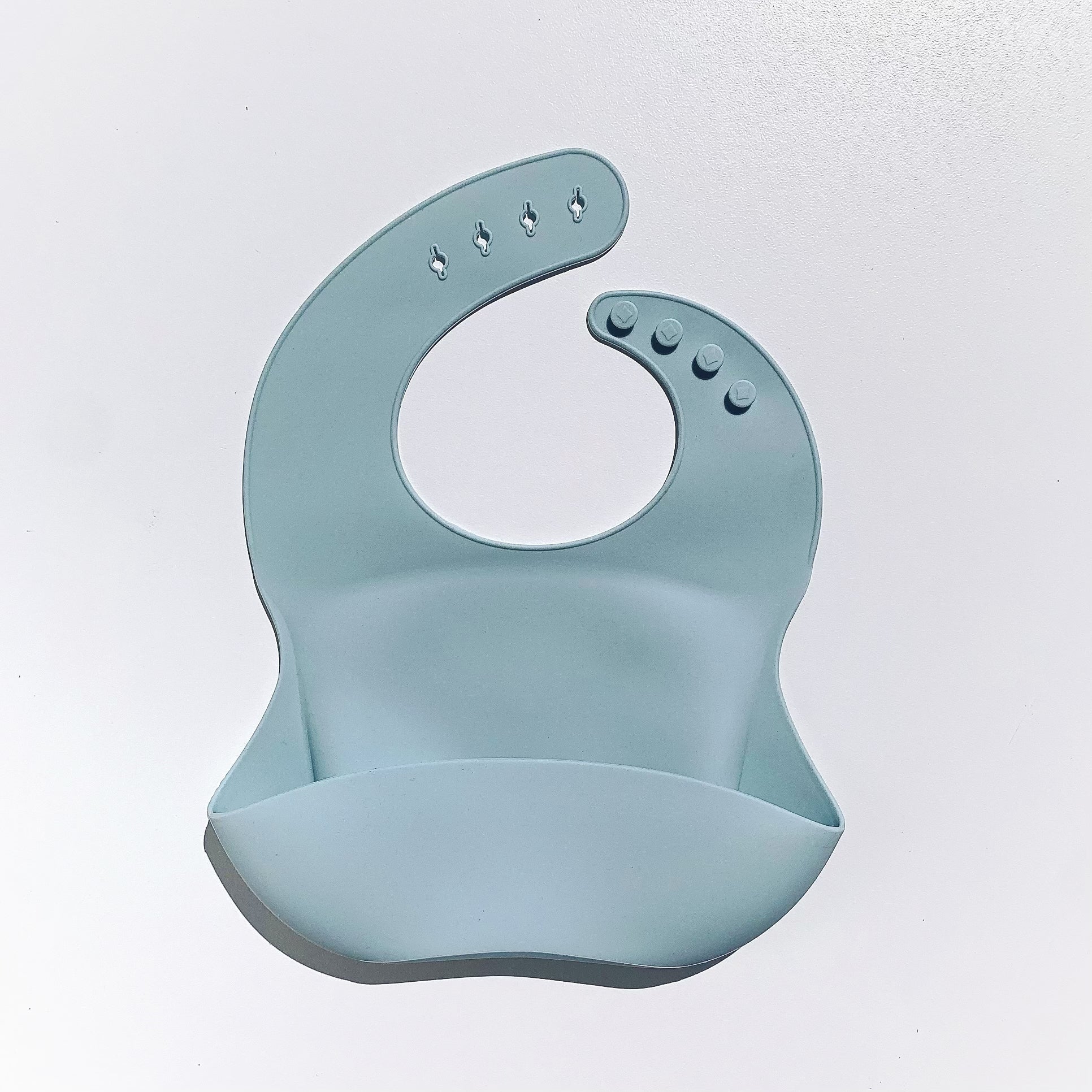 Non-Printed Silicone Bucket Bibs