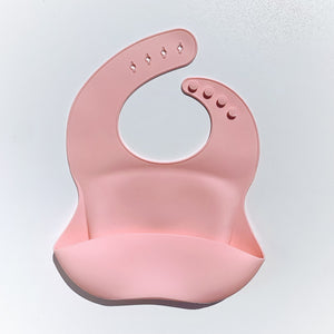 Non-Printed Silicone Bucket Bibs