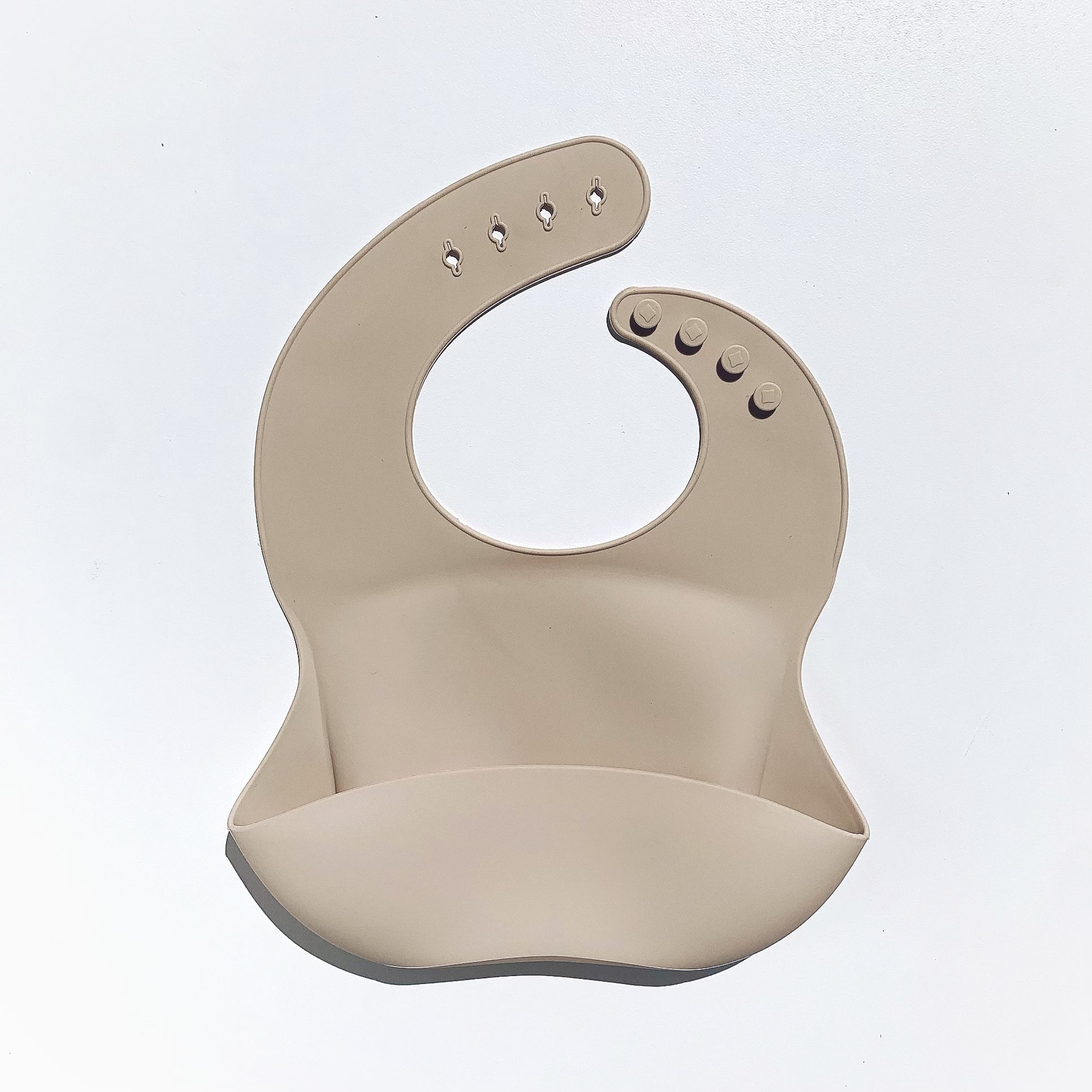 Non-Printed Silicone Bucket Bibs