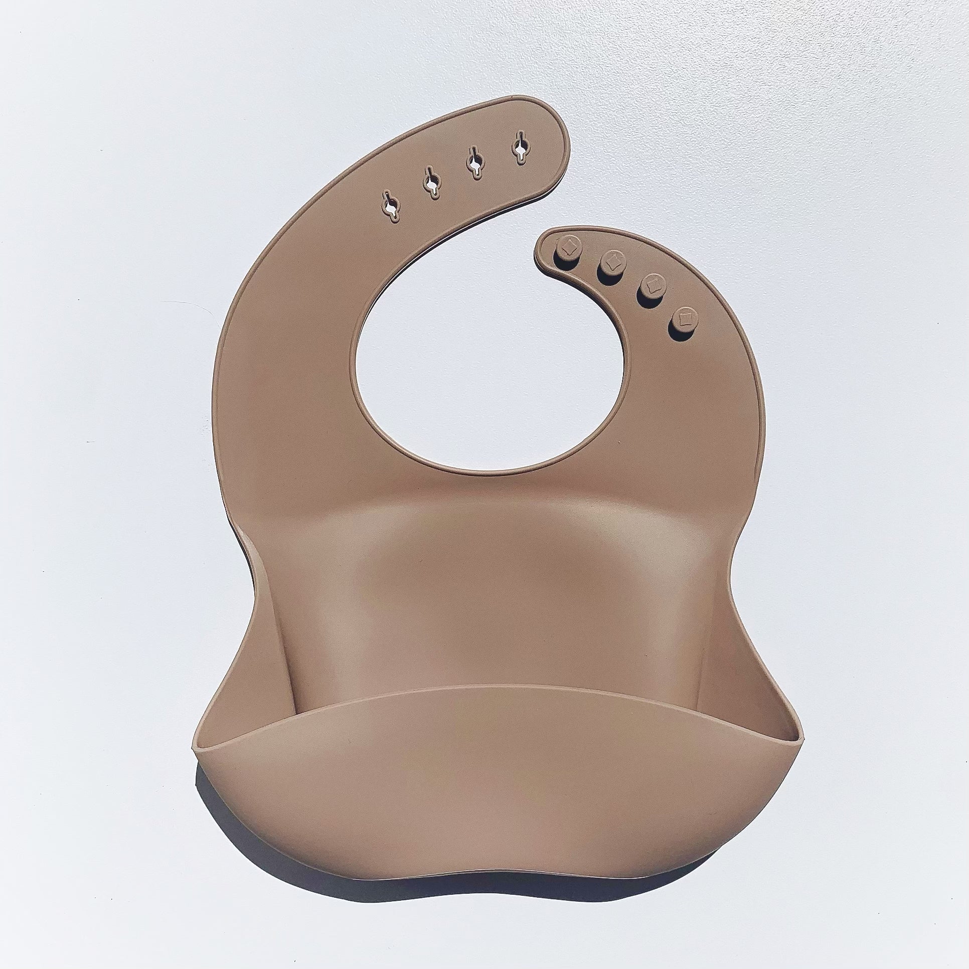 Non-Printed Silicone Bucket Bibs