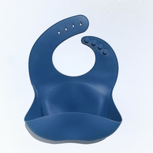 Non-Printed Silicone Bucket Bibs