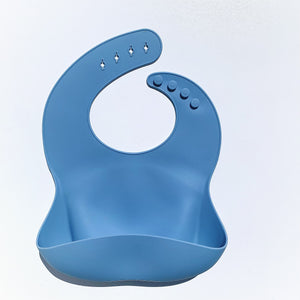 Non-Printed Silicone Bucket Bibs