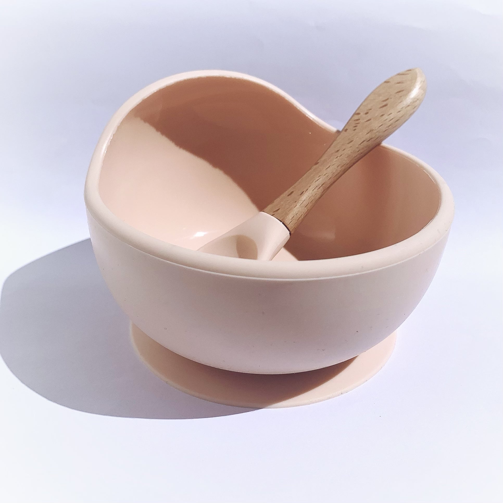 Silicone bowl & spoon set