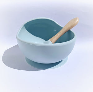 Silicone bowl & spoon set