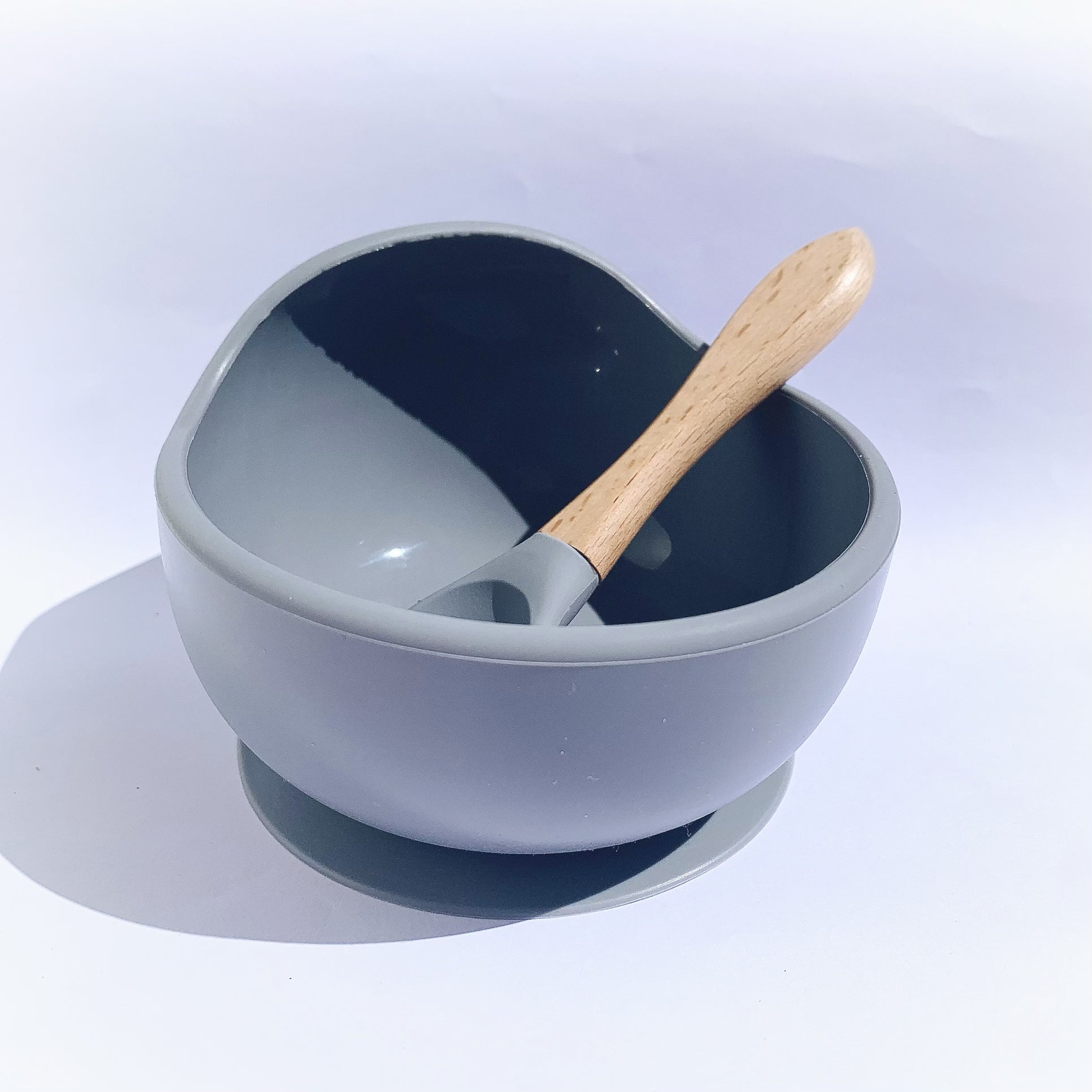 Silicone bowl & spoon set