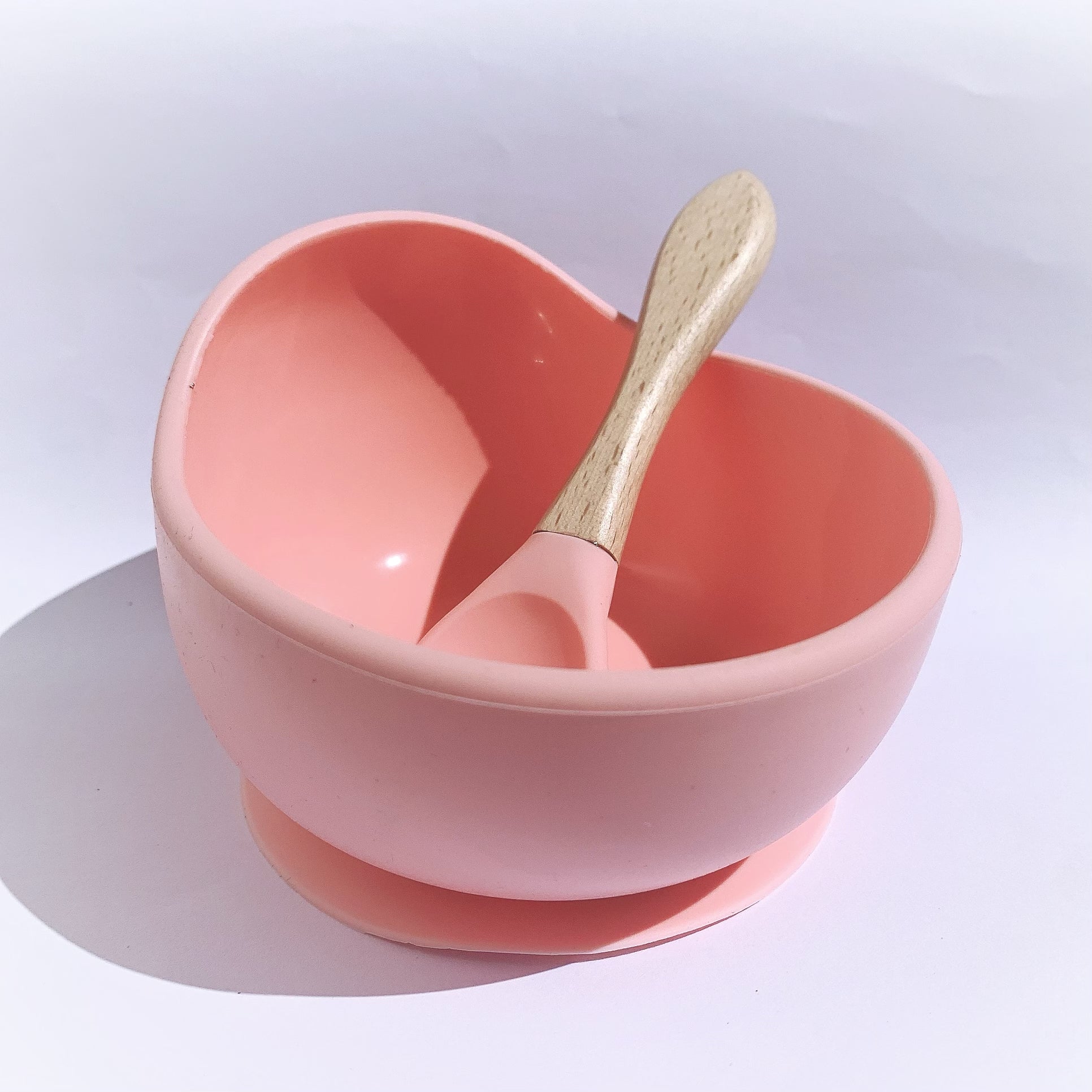 Silicone bowl & spoon set