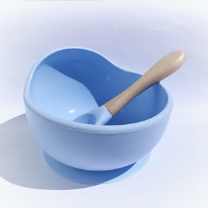 Silicone bowl & spoon set