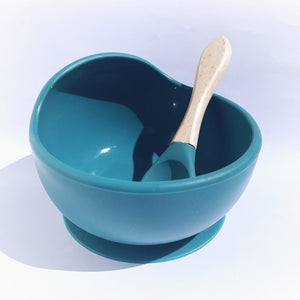 Silicone bowl & spoon set