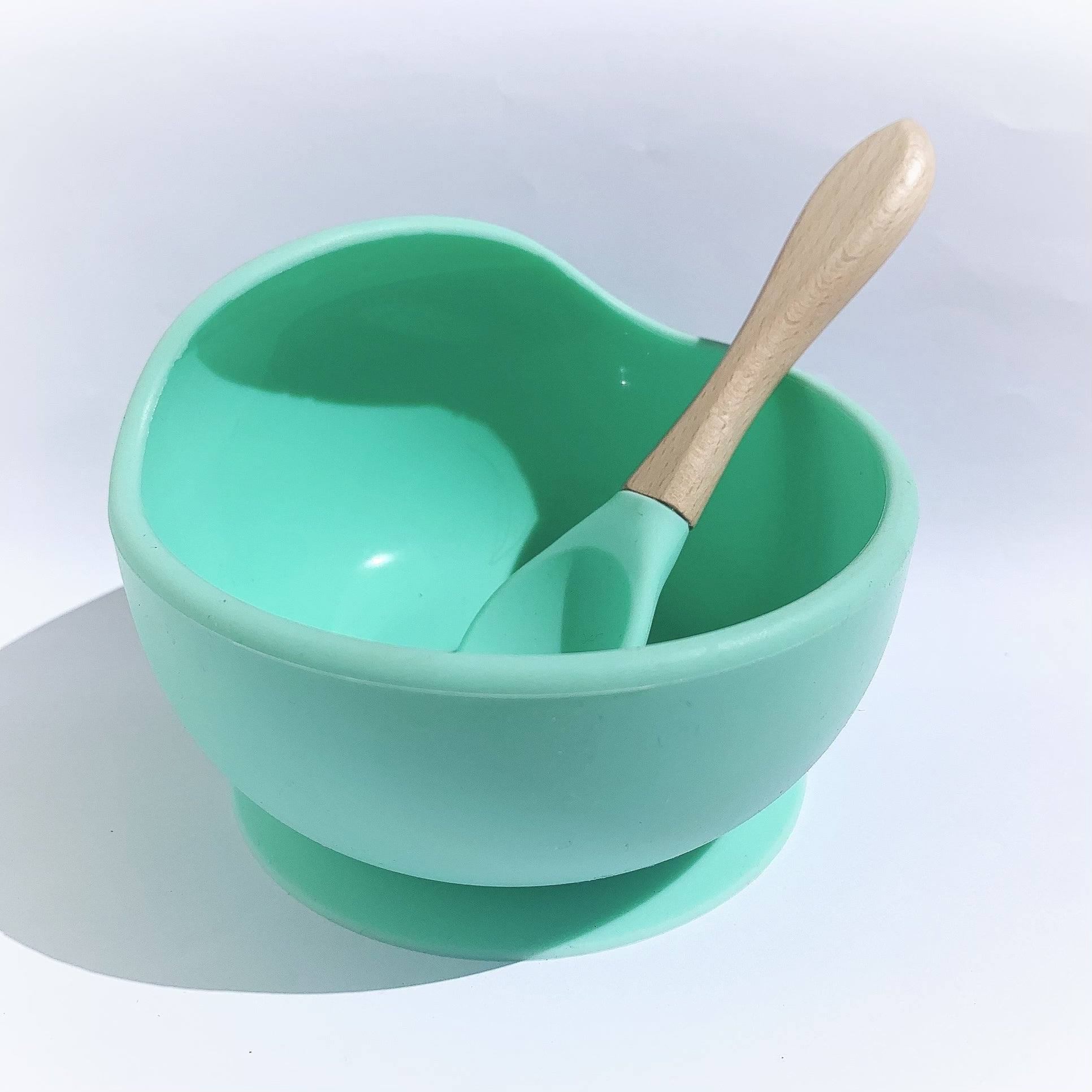 Silicone bowl & spoon set