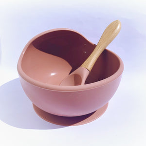 Silicone bowl & spoon set