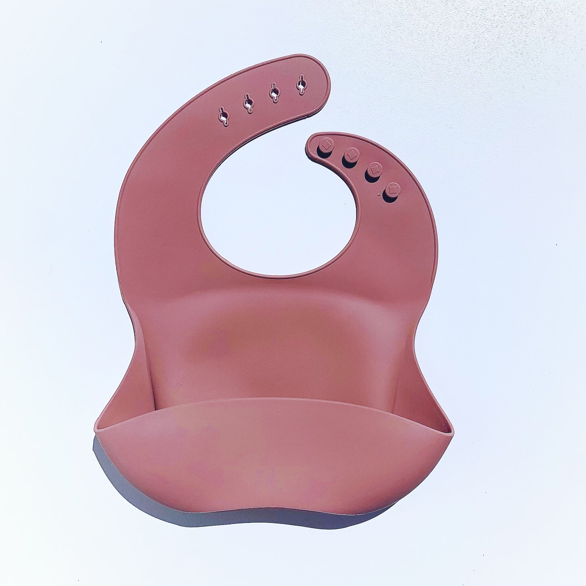 Non-Printed Silicone Bucket Bibs