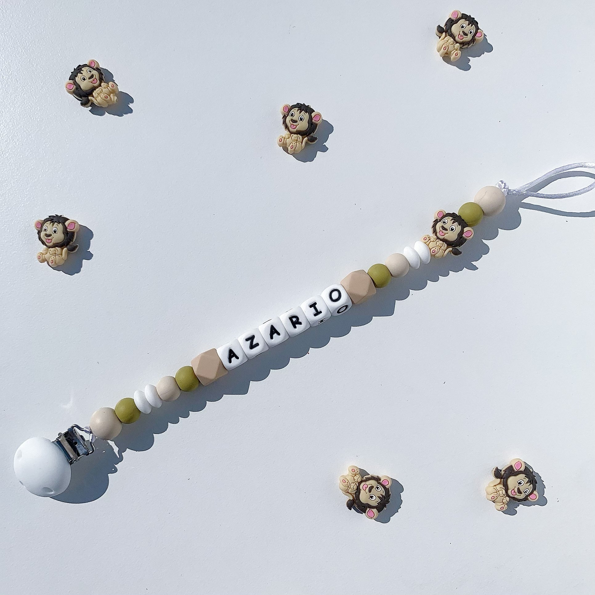 Lion theme Pacifier chain