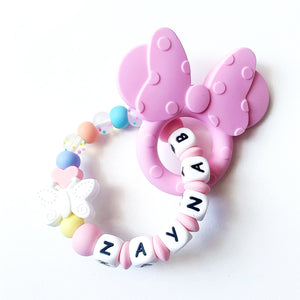 Multi Colour Minnie Teether toy