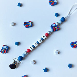 Airplane Plane Theme Pacifier Chain