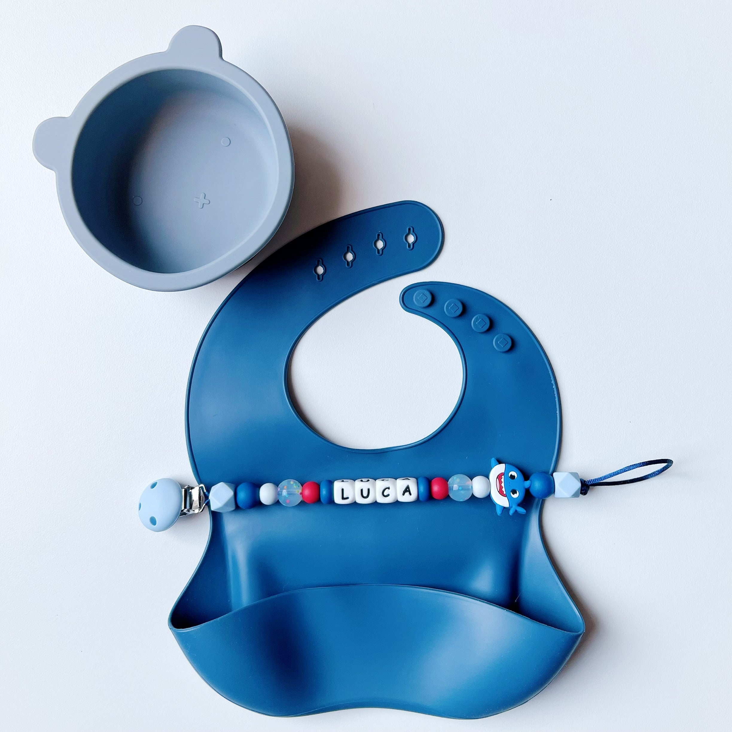 3pc Blue Baby Shark Theme Gift Set